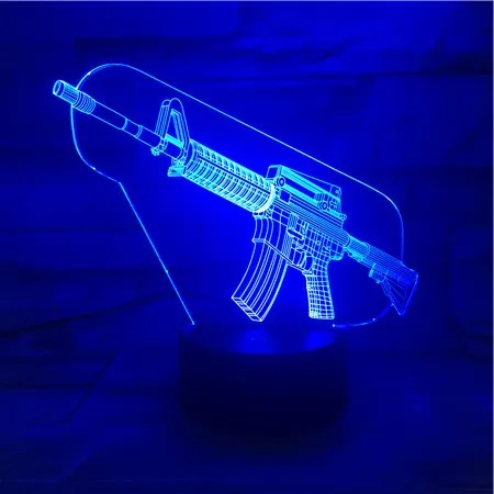 Цветной мультфильм DIY лампа 3D Ночник светильник детская игрушка светодиодная