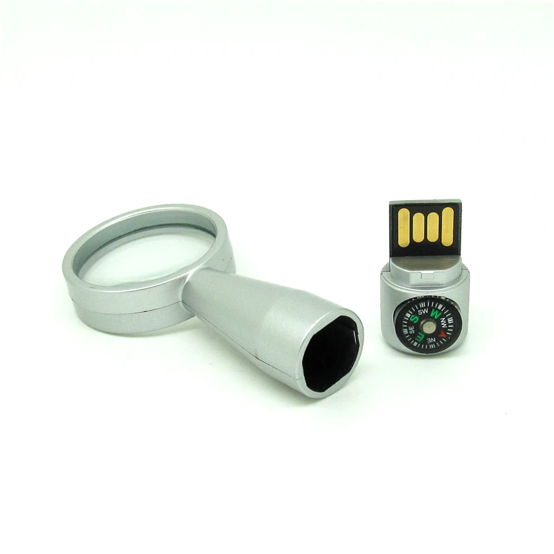 Многофункциональный компас-увеличитель 3 в 1 USB флеш-накопитель 32 ГБ 16 8 4 флешка с