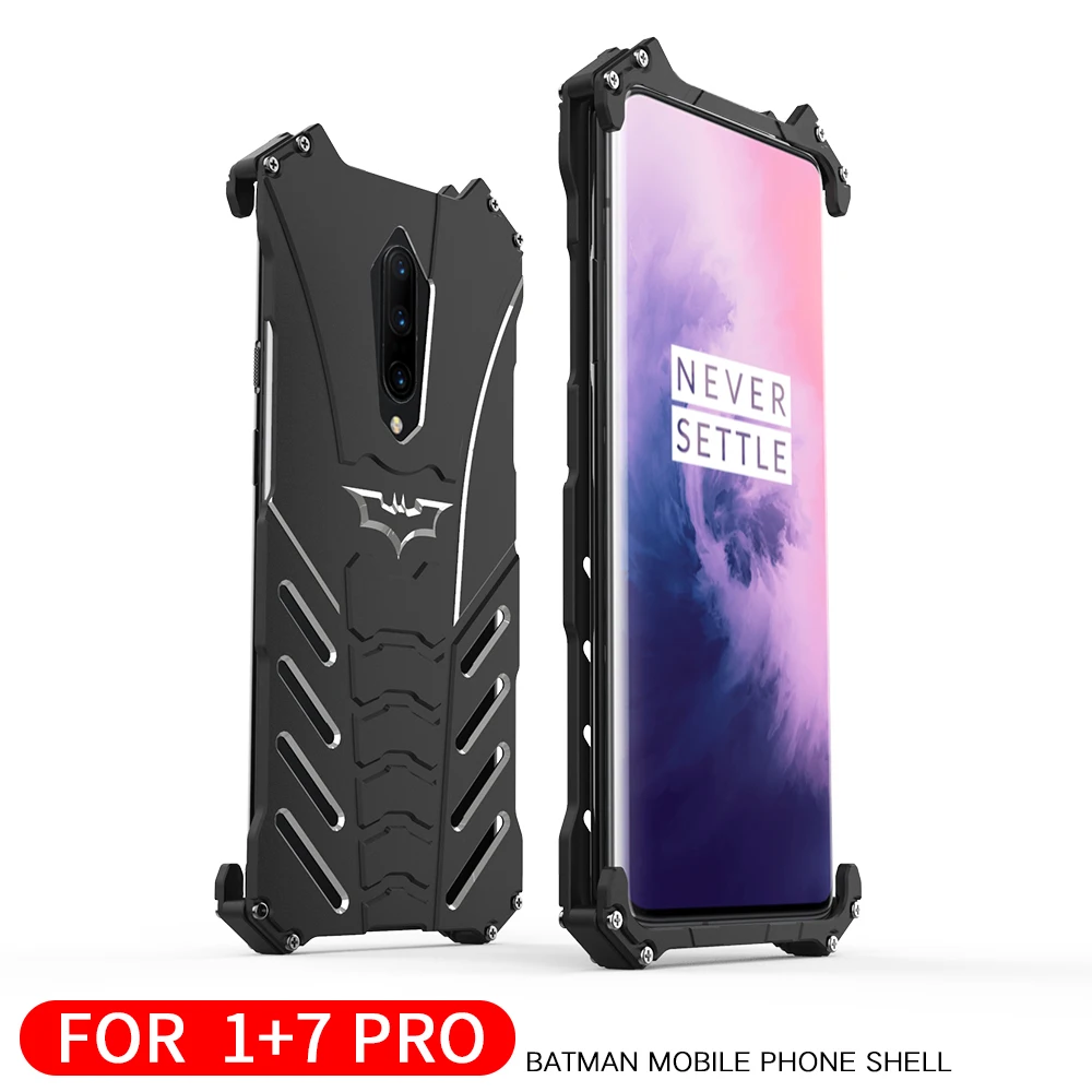 Алюминиевый бронированный чехол с Бэтменом для Oneplus 7T Pro Oneplus 7 Pro Oneplus 6T 6 Чехол с Железным человеком защитный чехол для телефона