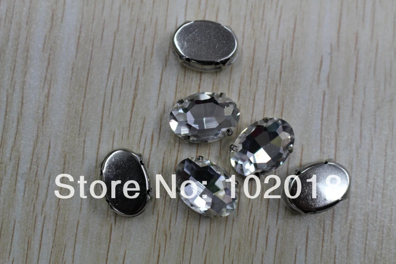 Новинка! Бесплатная доставка! Кристалл овальной формы Необычные Стразы 100 шт. 13*18