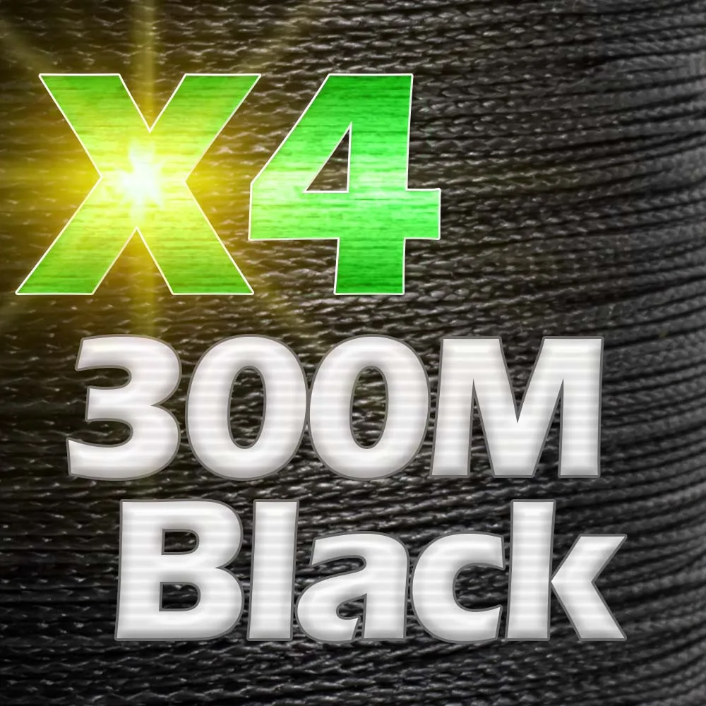 X4-300M-Black JOSBY 4 стенда 8 стендов 300 м 500 м 1000 м многофиламентная ПЭ плетеная леска 10LB-80LB сильная Японская Технология - Цвет: X4-300M-Black