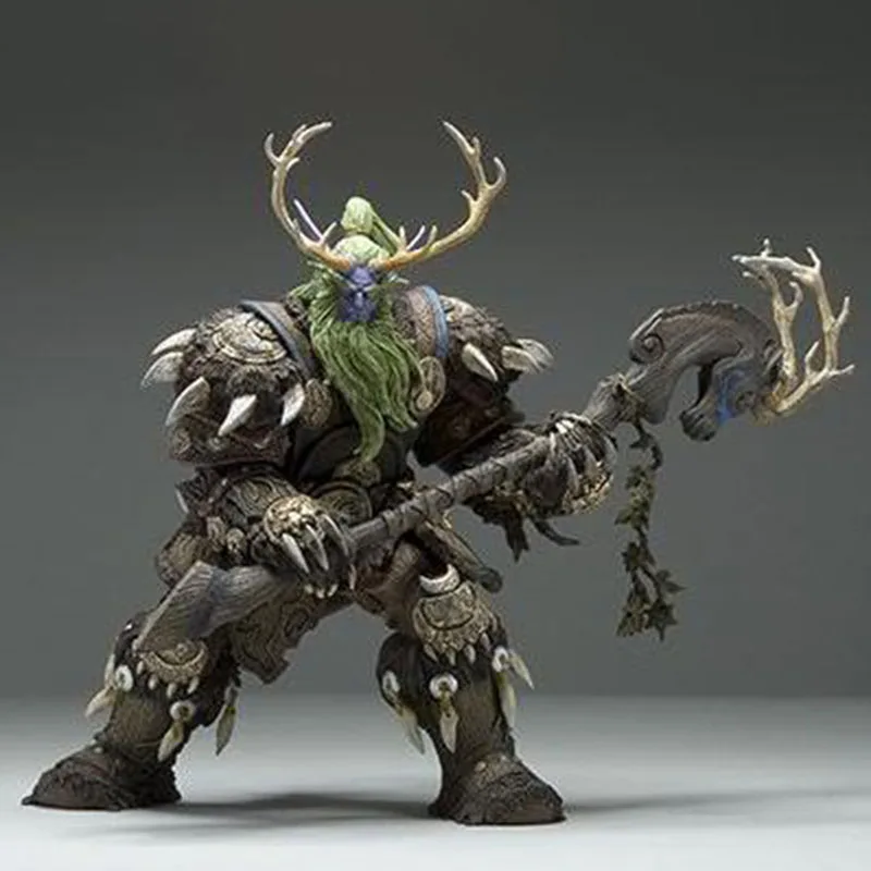 22 см Wow онлайн игра Night Elf Druid Broll Bearmantle фигурка Коллекционная модель игрушки