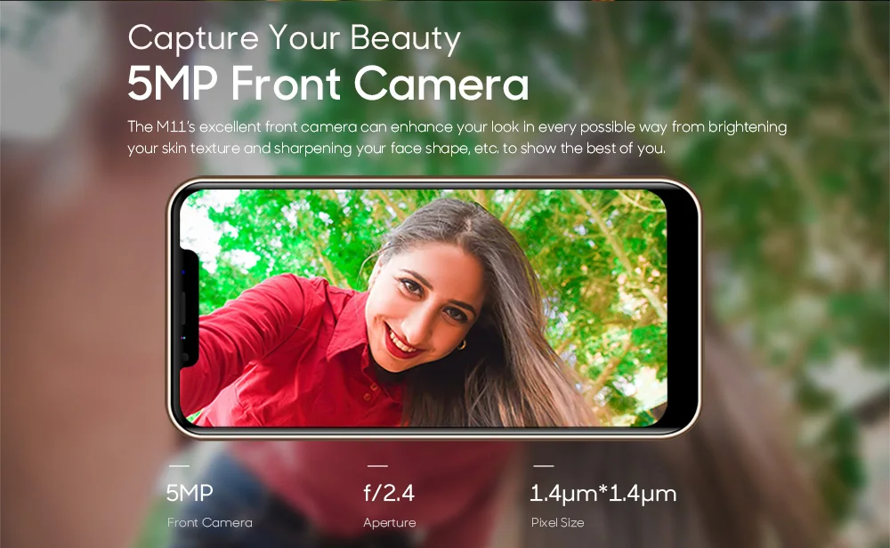 LEAGOO M11 6 18 &quotAndroid 8 1 смартфон 4000 мАч 2 Гб 16 MT6739 четырехъядерный отпечаток пальца