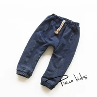 new winter boys jeans 2016 jchao children denim thick warm pants casual kids plus cashmere girls jeans boy trousers for 2 7 y