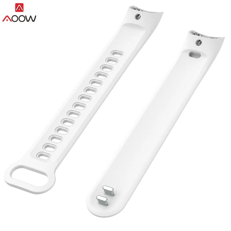AOOW ремешок для часов Ремешок для huawei Honor Band 3 замена силиконовый черный синий спортивный браслет ремешок с инструментами