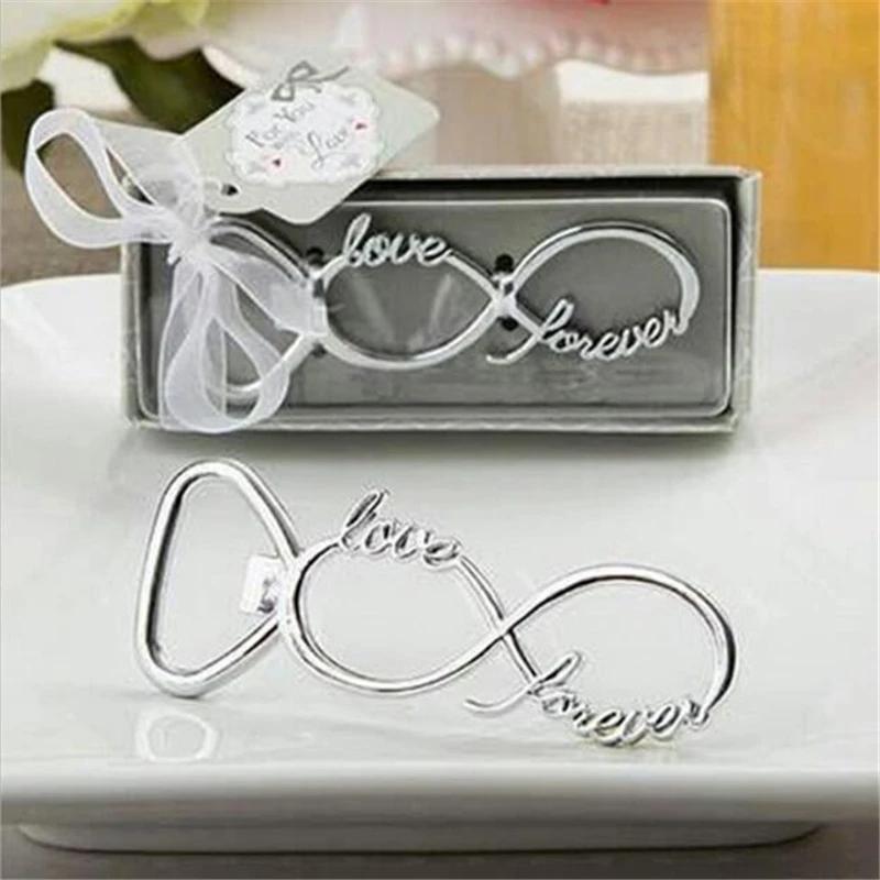 

100pcs/lot Casamento Love Forever Bottle Opener Wedding Favors And Gifts Wedding Gifts For Guests Wedding Souvenirs