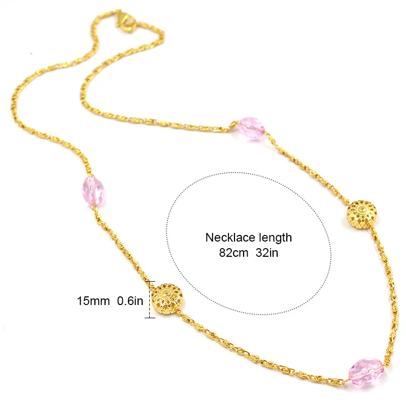 Ювелирные изделия Sunny Jewelry африканские бусы Женское Ожерелье длинная цепочка