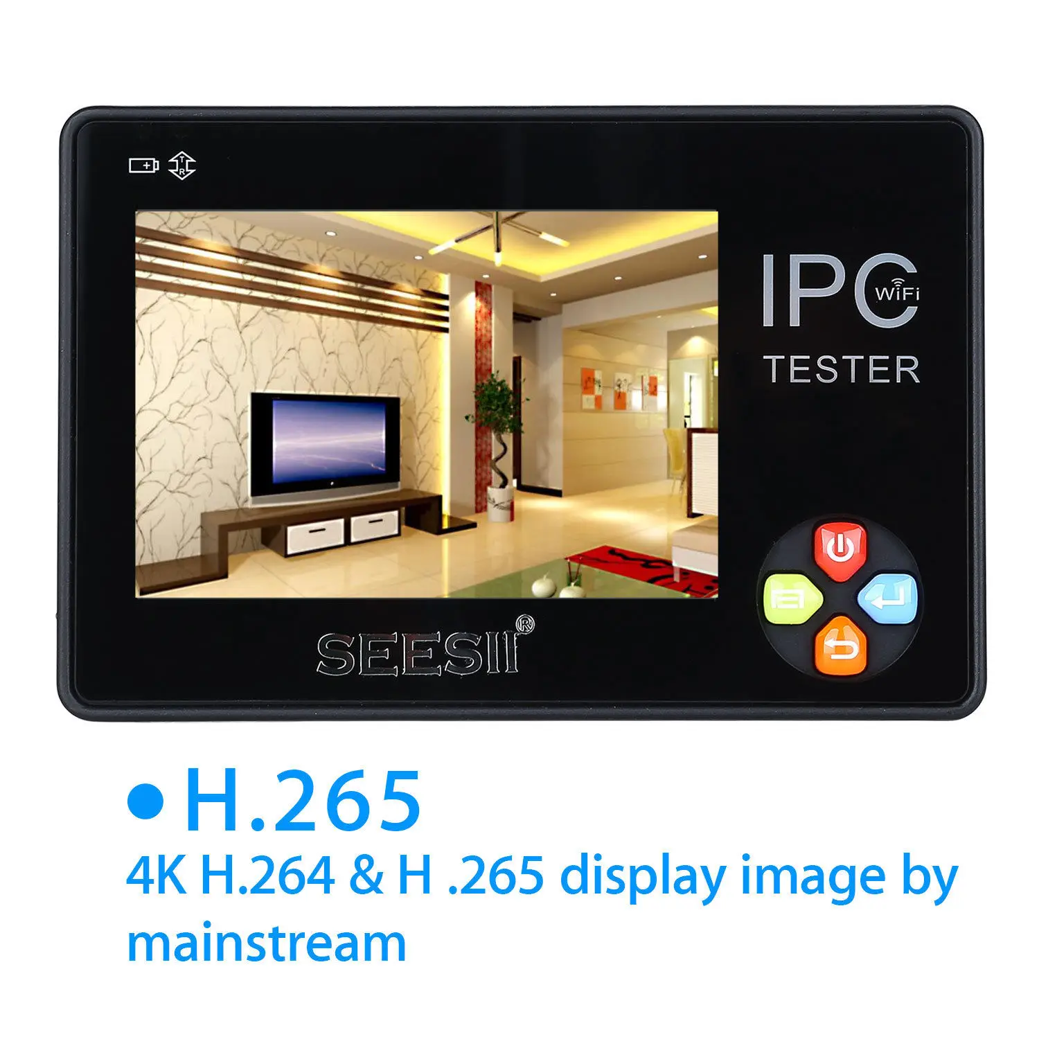 SEESII 3 5 &quotсенсорный экран 4K 480x320 Wifi CCTV IP камера тест er монитор аналоговый CVBS ONVIF H.265