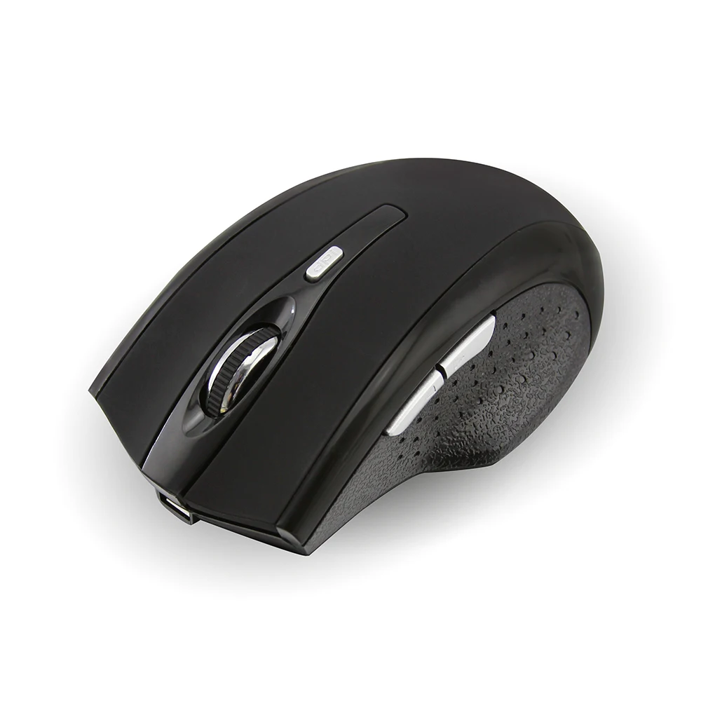CHYI Беспроводной Bluetooth Мышь эргономичный Перезаряжаемые Mute 800/1200/1600 Точек на дюйм BT 4,0 оптический С упором для запястий коврик для мыши комплект для ПК - Цвет: Black without Pad