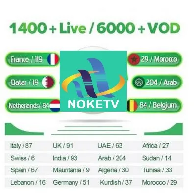 IUD tv NOKE tv NOKA tv QHD tv Sub tv QHD tv PRO 1 год подписки Android tv Box APK M3U Smart tv Арабский Франция Швеция Нидерланды