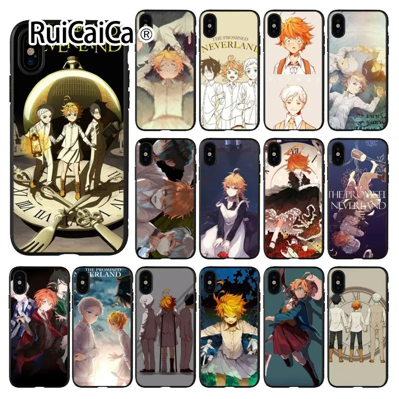 Ruicaica обещанный Neverland новое поступление черный чехол для мобильного телефона iPhone 8