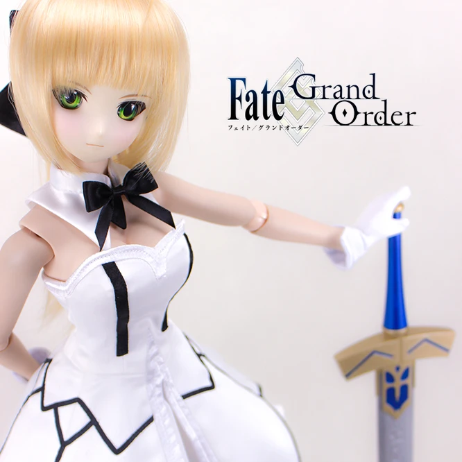 FGO saber косплей сексуальное платье 1/3 1/4 BJD COS DD MSD кукольная одежда | Игрушки и хобби