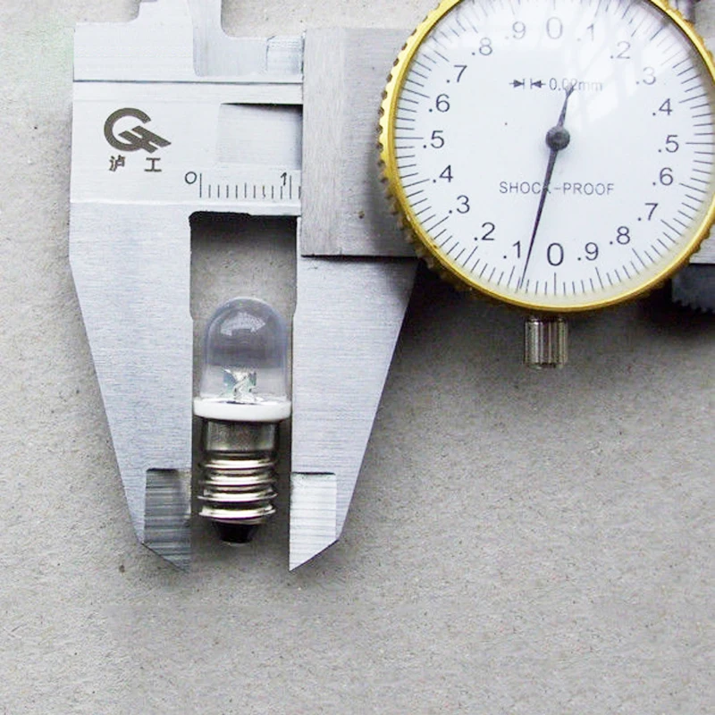 5 pcs 12 V 18 V 24 V E10 светодиодный свет лампы винт база проинструктировать лампы Кнопка МИНИ Предупреждение автомобильный инструмент лампа Ширина сигнальная лампа