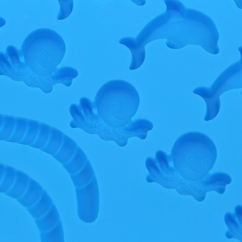 Силиконовые формы для торта в форме морских животных с 32 отверстиями инструменты