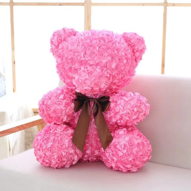 60 см пустая Роза Мишка плюшевый мишка мягкая игрушка шкуры пальто животные