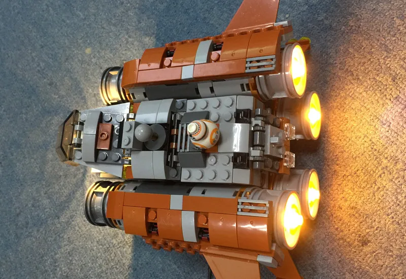 Светодиодный светильник комплект для 75178 и 05111 на джакку Quadjumper (блок дизайнер не