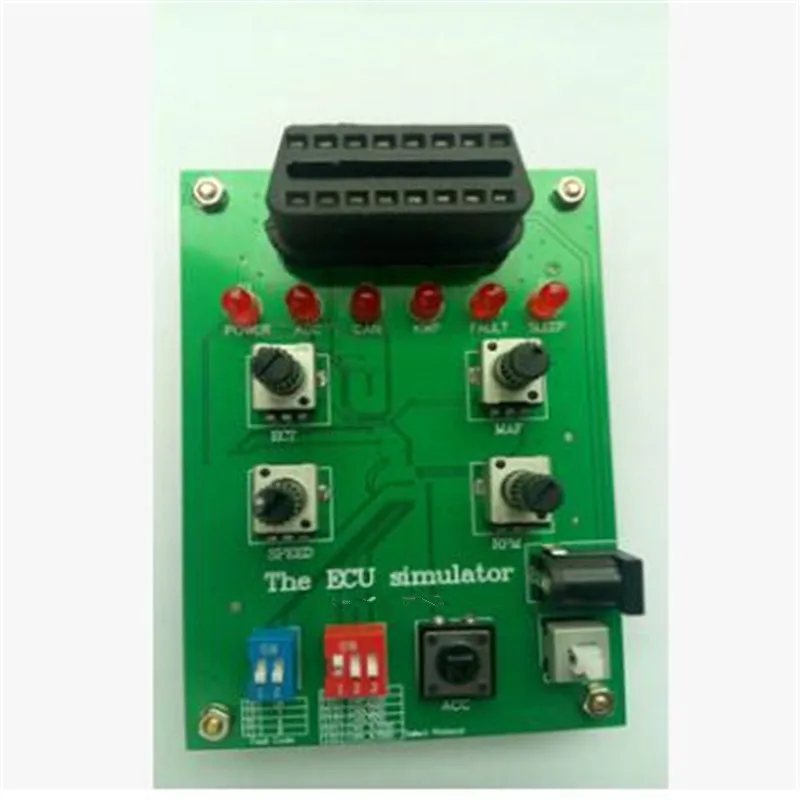 

OBD ECU Simulator Board Car OBD ECU Tester OBD Simulator of Autobile and Vehicle Bus Communication Protocol for Auto Mechanics