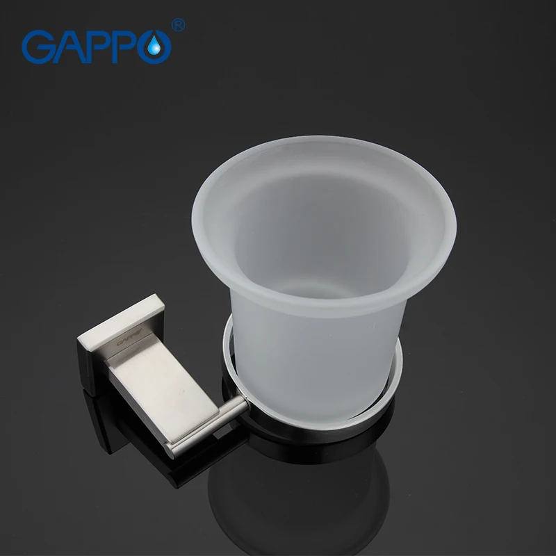 Держатели для туалетных щеток GAPPO из нержавеющей стали настенные стеклянные