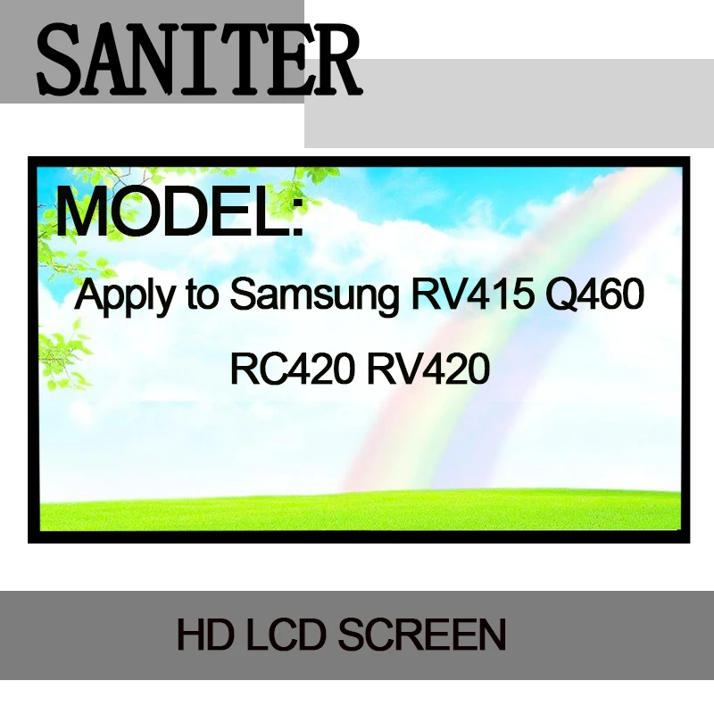 SANITER подходит для Samsung RV415 Q460 RC420 RV420 14 дюймовый ЖК экран ноутбука|laptop lcd screen|samsung