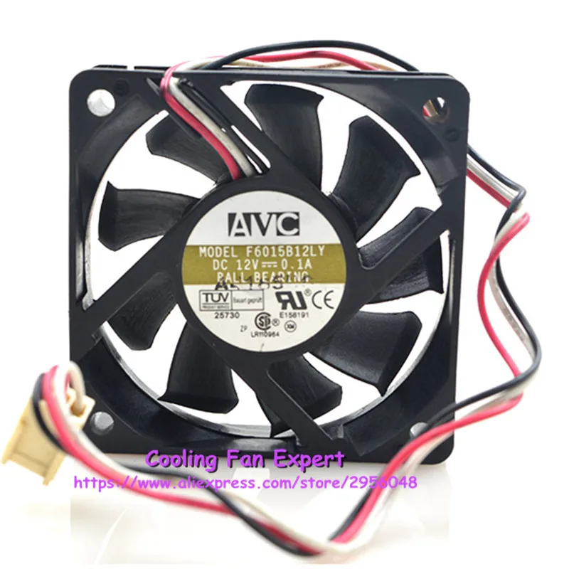 F6015B12LY Скорость AMD махрово немой вентилятор охлаждения dc 12 В 0.1A 6015 60*60*15 мм 6 см 3