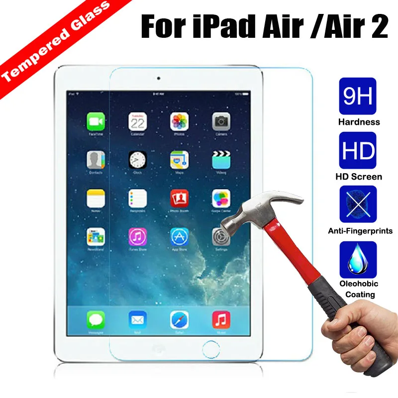 50 PCS Tempered Glass Screen Protector For iPad 5 6 Air 1 2 3 4 Mini 2017 2018 Pro 9.7 10.5 Tablet | Компьютеры и офис