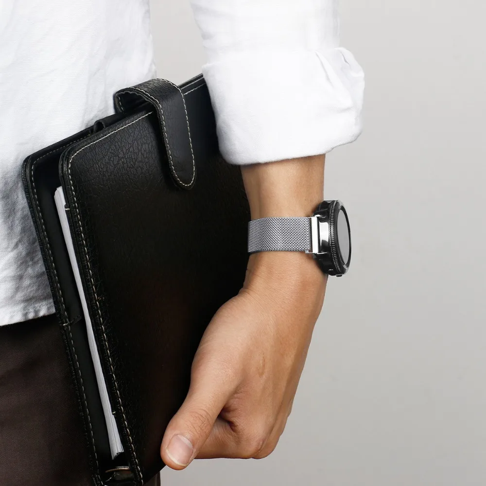 Ремешок из нержавеющей стали для Samsung Gear Sport 20 мм Huawei Watch 2 4G Huami Bip | Наручные часы