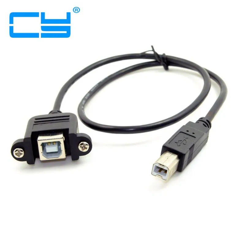 USB 2 0 B Тип папа к женскому принтеру сканер жесткий диск удлинитель Кабель с