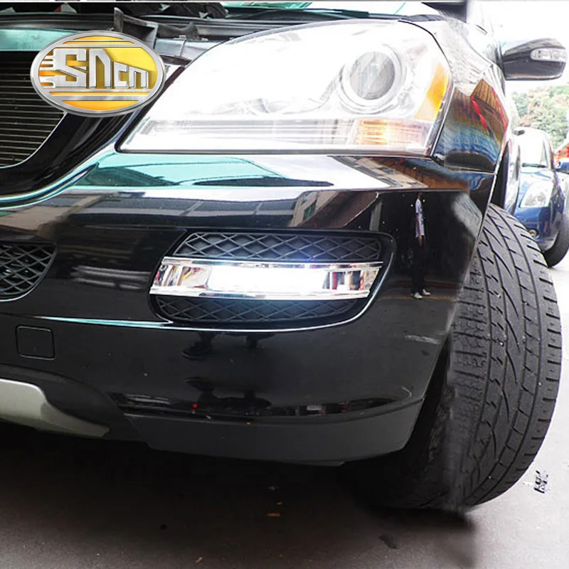SNCN светодиодный дневные ходовые огни светильник для Mercedes Benz W164 ML280 ML300 ML350 2006-2009, Водонепроницаемый АБС 12 В DRL Противотуманные фары украшения