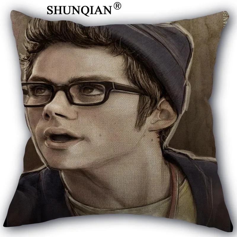 Pillowcase Dylan o brien наволочка индивидуальный Хлопок Лен Декоративные Чехлы на подушки Чехол домашний текстиль 45x45 см односторонняя A1017 - Цвет: Pillowcase