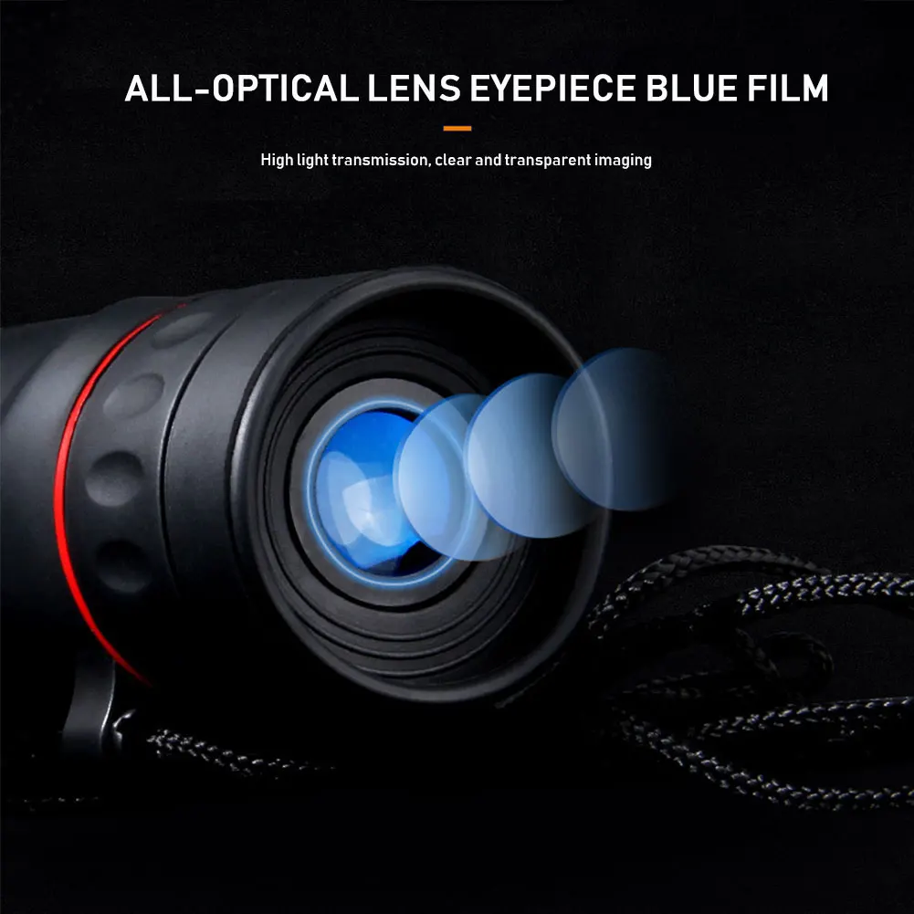 HD телескоп портативное освещение на открытом воздухе очки ночного видения 8x21
