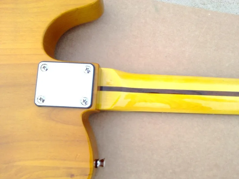 Ручная работа TL электрогитара с WILKINSON bridge, Koa top, P-90 pickup