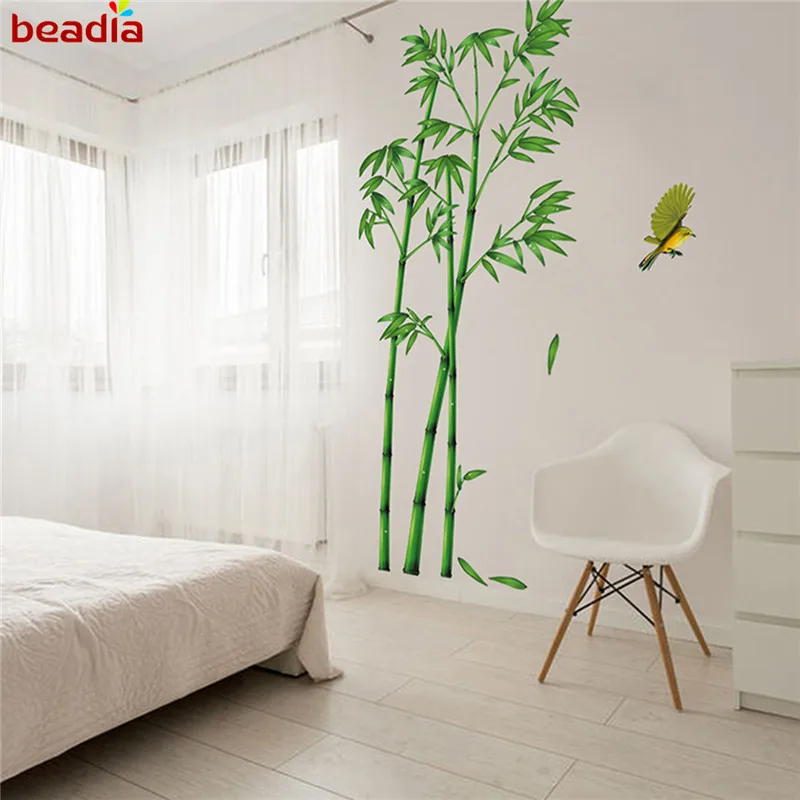 Виниловая зеленая фотобумага из ПВХ 60*90 см|bamboo wall stickers|stickers home decorwall sticker |