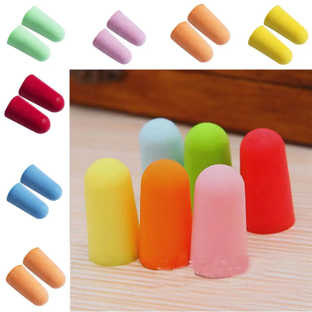 1 пара портативная защитная заглушка для сна путешествий шумоподавитель мягкие