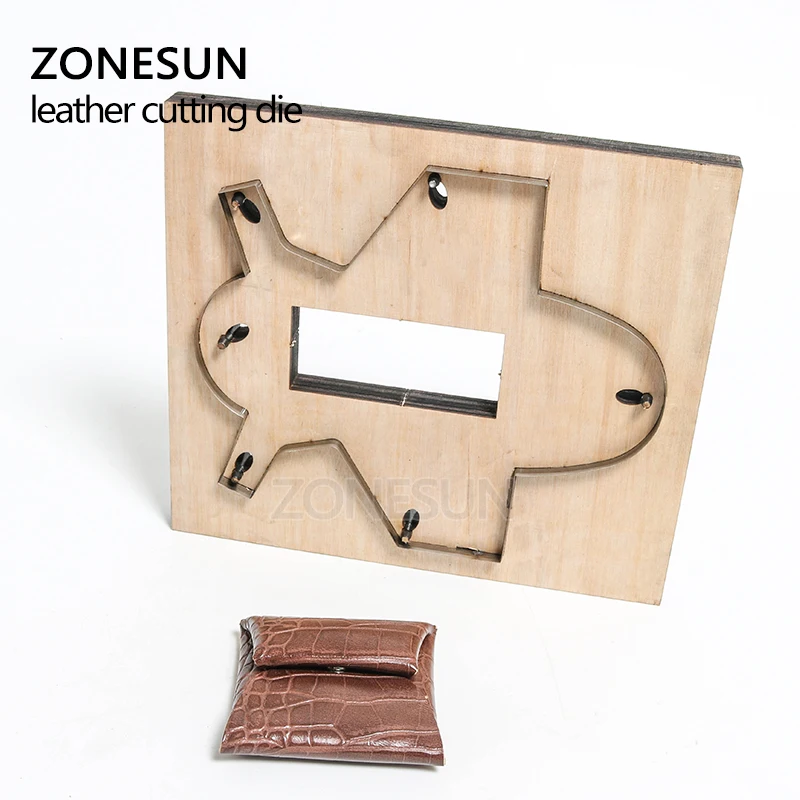 ZONESUN Z101 изготовленный на заказ высекальный штамп для кожи лазерный нож