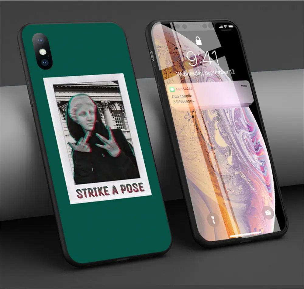 Ottwn абстрактное искусство картины Чехол для телефона для iPhone X 6 6S 7 8 Plus XR XS Max 5 5S SE силиконовый мягкий чехол s звездное небо задняя крышка