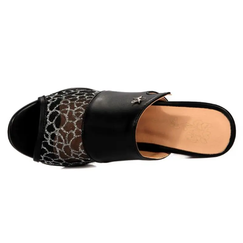 BLXQPYT/; Sandalias Mujer sapato feminino; летняя стильная женская обувь; повседневные пляжные сандалии; шлепанцы; большие размеры 31-47; T507