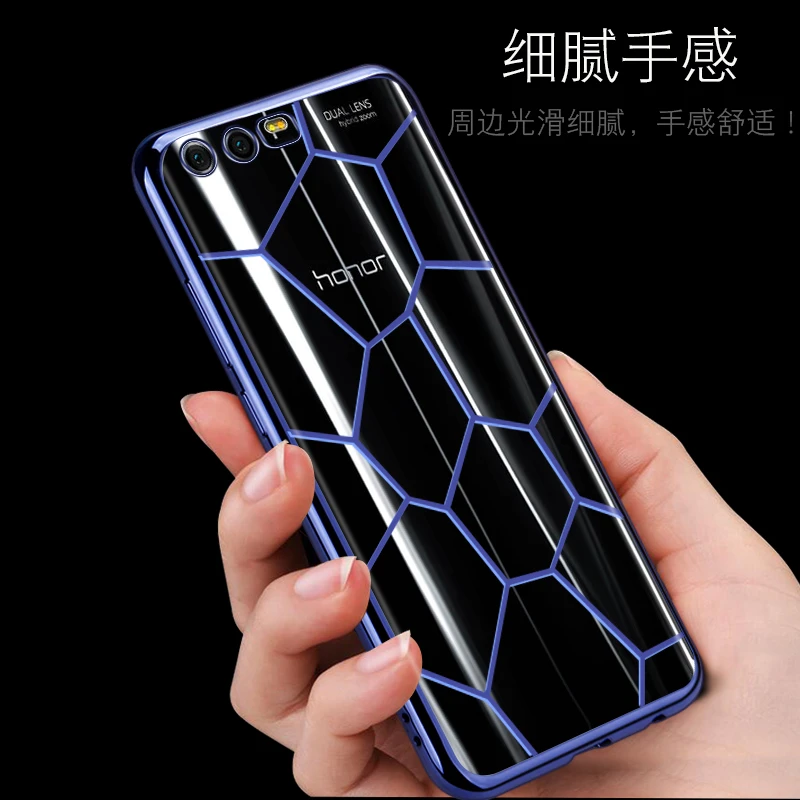 NEW Case For Huawei Honor 9 Transparent Ultra-thin Slim Silicone Anti-knock TPU Skin Soft Capa Protective Cover |