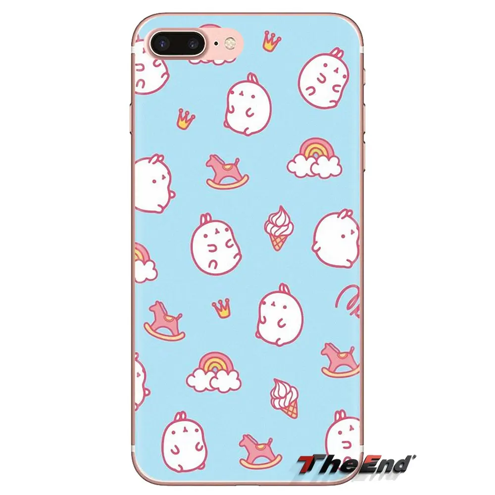Корейский мультфильм Картофель молан розовый для iPod Touch Apple iPhone 4 4S 5 5S SE 5C 6 6S 7 8 X XR XS