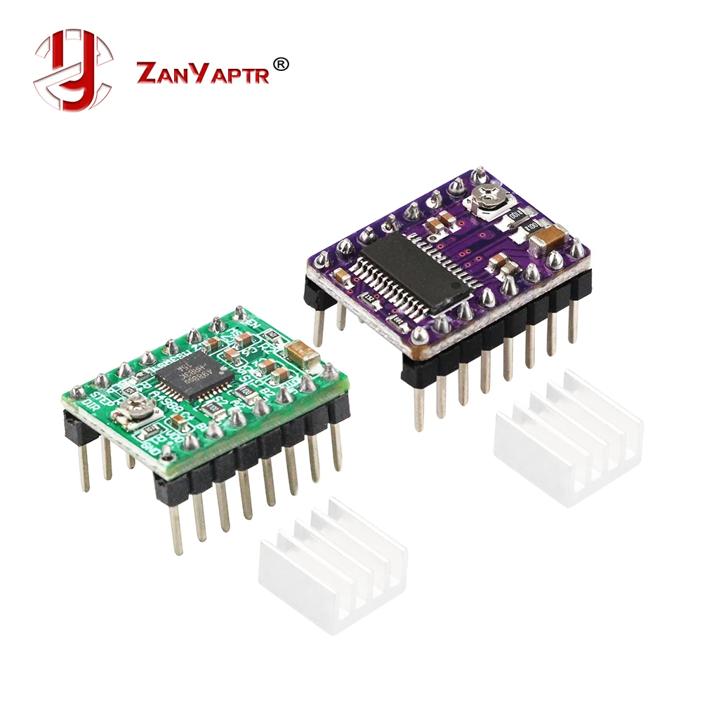 Драйвер шагового двигателя для 3D принтера DRV8825 A4988 драйвер Ramps 1 4 Reprap модуль