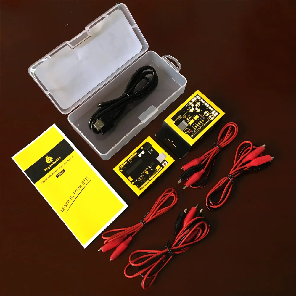 Keyestudio Maker Touch starter kit для Arduino образования обучения Программирование с unor3 доска +