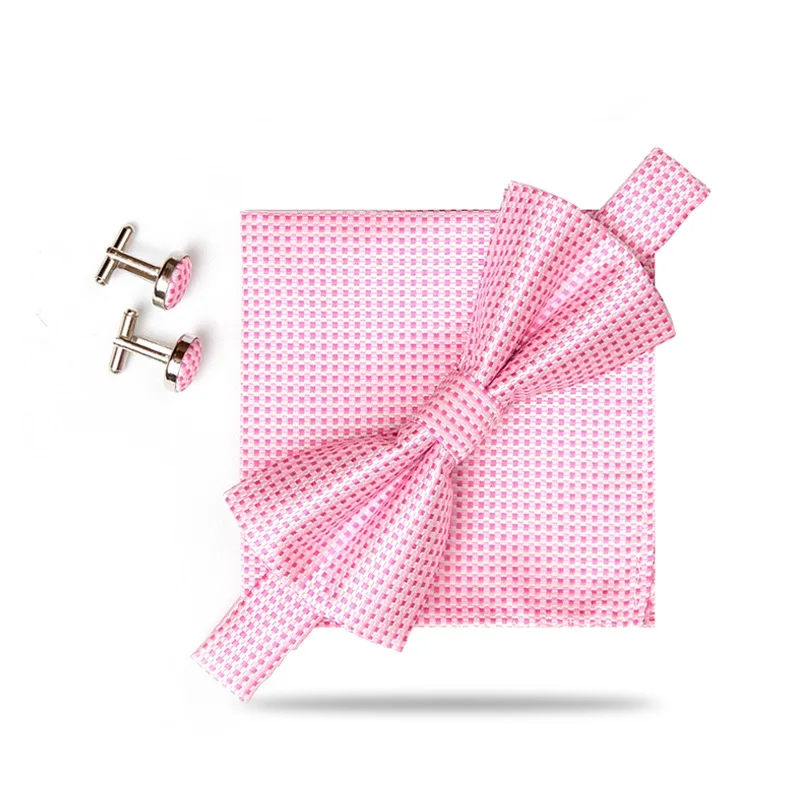 HOOYI новый галстук прибытия 2019 набор галстуков бабочок для мужчин предварительно