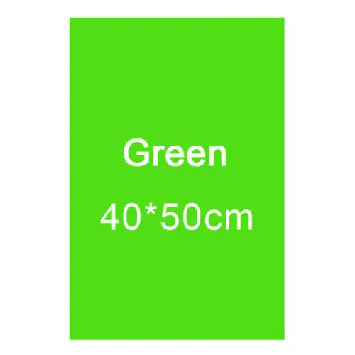 green Прозрачный 6 цветов светильник ing фильтр гель коррекции листов 16'x2" для видеокамеры студийный стробоскоп вспышка светильник - Цвет: green