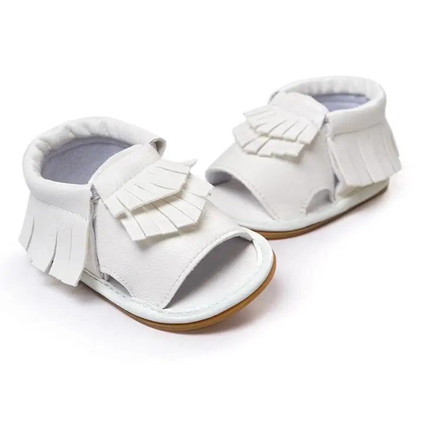 2017 бахрома Slip On Baby кисточкой малышей Принцесса Обувь для девочек Детская обувь