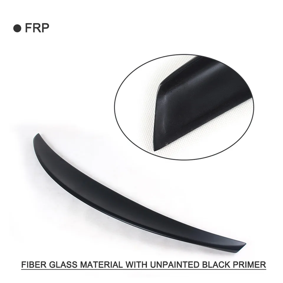 FRP Unpainted Black Primer Rear Trunk Lip Spoiler Wing for Maserati GranTurismo Coupe 2012 - 2014 | Автомобили и мотоциклы