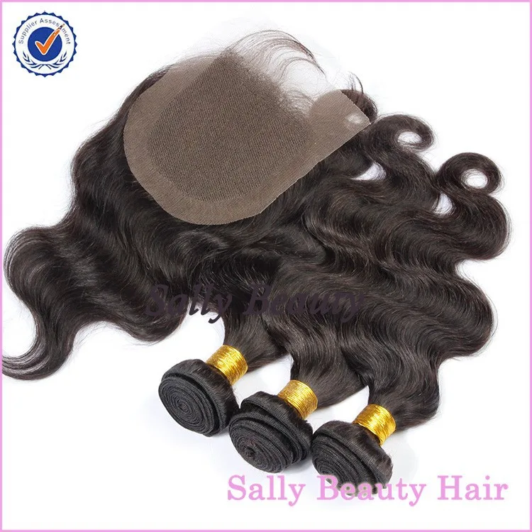 2014 New Style Peruvian Body Wave Human Hair Weaving Queen Products 4pcs lot With Closure Free Shipping |