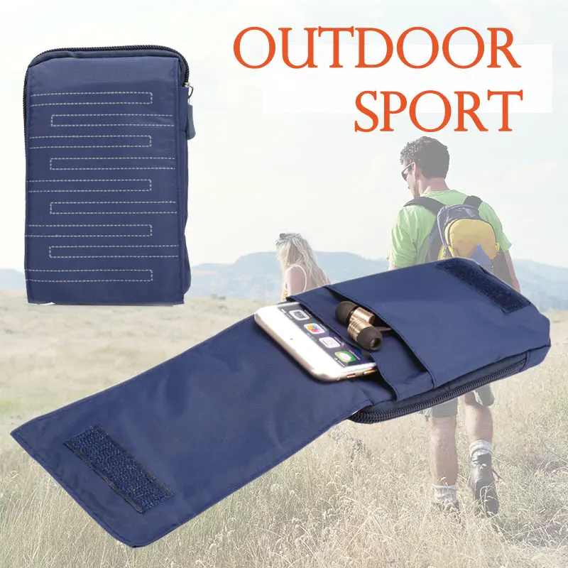 Универсальный 5 7-дюймовый спортивный кошелек на молнии сумка для мобильного