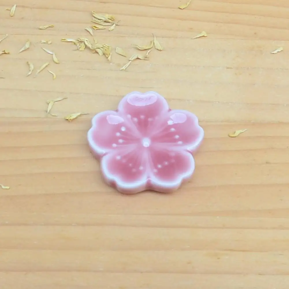 Adeeing Изысканная керамическая палочка для еды в форме цветка вишни|Палочки еды| |