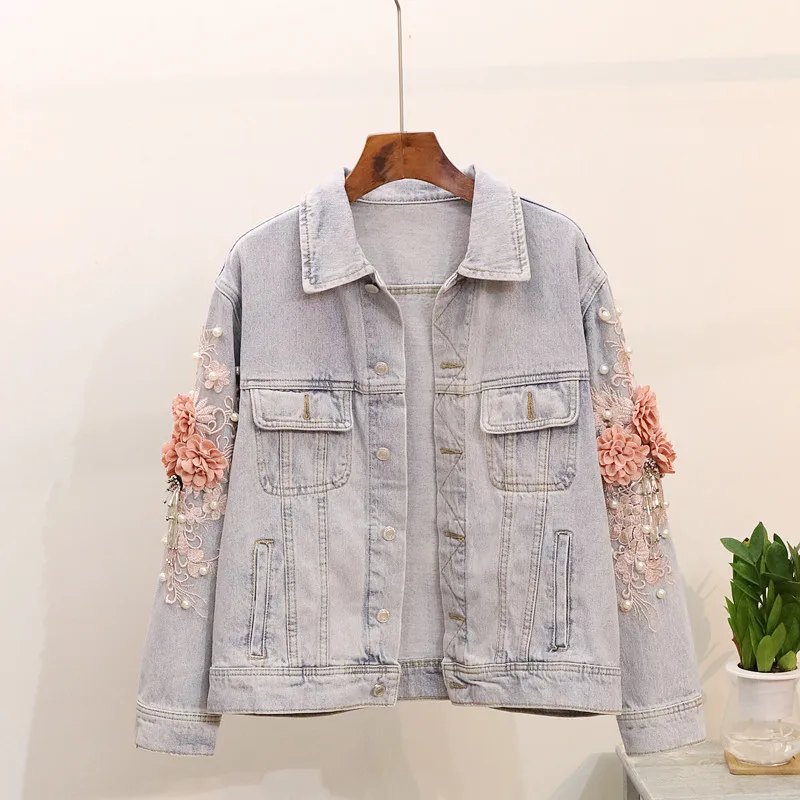 HIGH STREET Новая мода 2018 дизайнерская стильная куртка Для женщин аппликации из