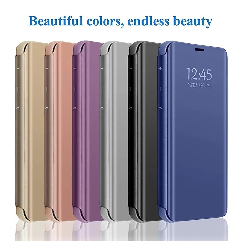 Умный чехол mi rror для Xiao mi Red mi Note 7 6 5 Pro, чехол из искусственной кожи с подставкой, флип-чехол для Xiao mi Red mi 6 5 6A Pro Plus mi A2 lite