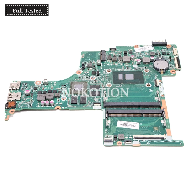 NOKOTION 848007 601 001 DAX1BDMB6F0 для HP Pavilion 15T AB100 15 AB основная плата SR2EY SR2EZ I7 6500U 940M 4GB GPU